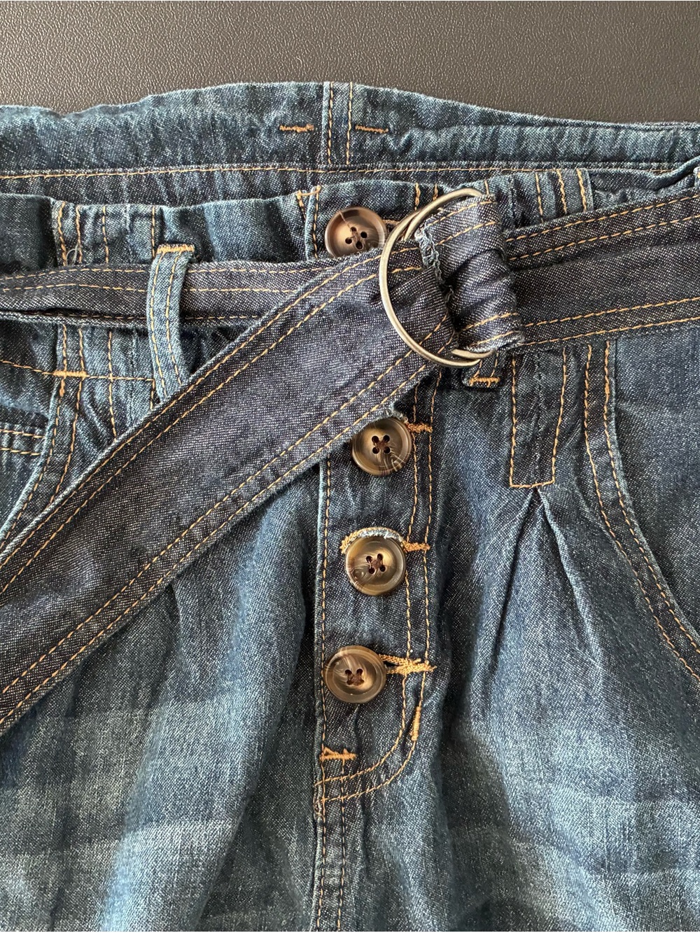 Maurices wide leg jeans with belt